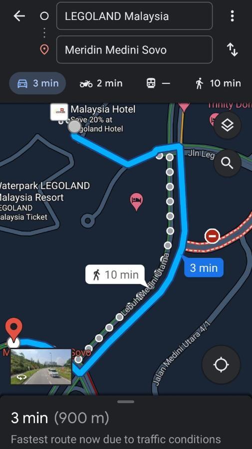 D Bunga مسلم Homestay Pool View Legoland Nusajaya Nusajaya  Ngoại thất bức ảnh
